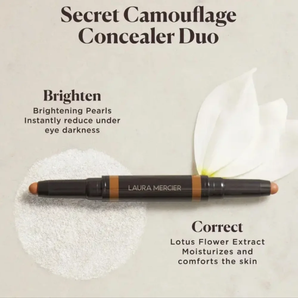 🌺Laura Mercier 2W Secret Camouflage Correct and Brighten Concealer Duo Stick